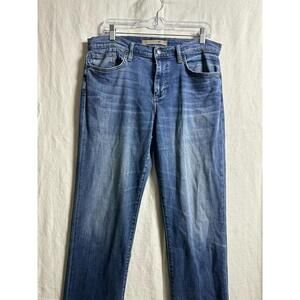 Joes Jeans Mens Straight Jeans Size 33 Blue Stretch